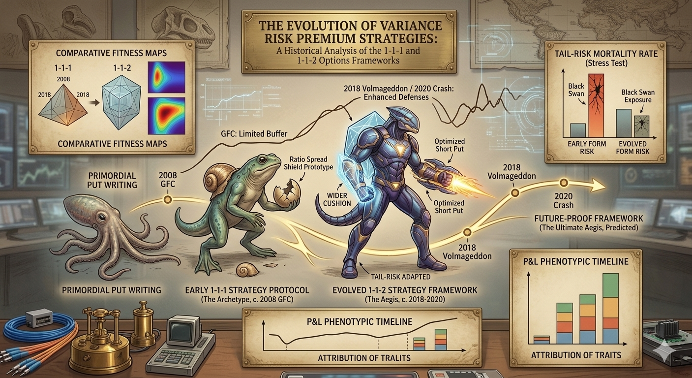 The Evolution of Variance Risk Premium Strategies: A Historical Analysis of the 1-1-1 and 1-1-2 Options Frameworks