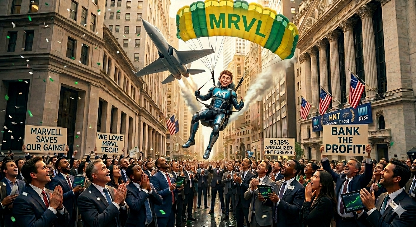 🎯 Case Study: The Marvell (MRVL) PMCC – Navigating the “Success Trap” to a $3,000 Win