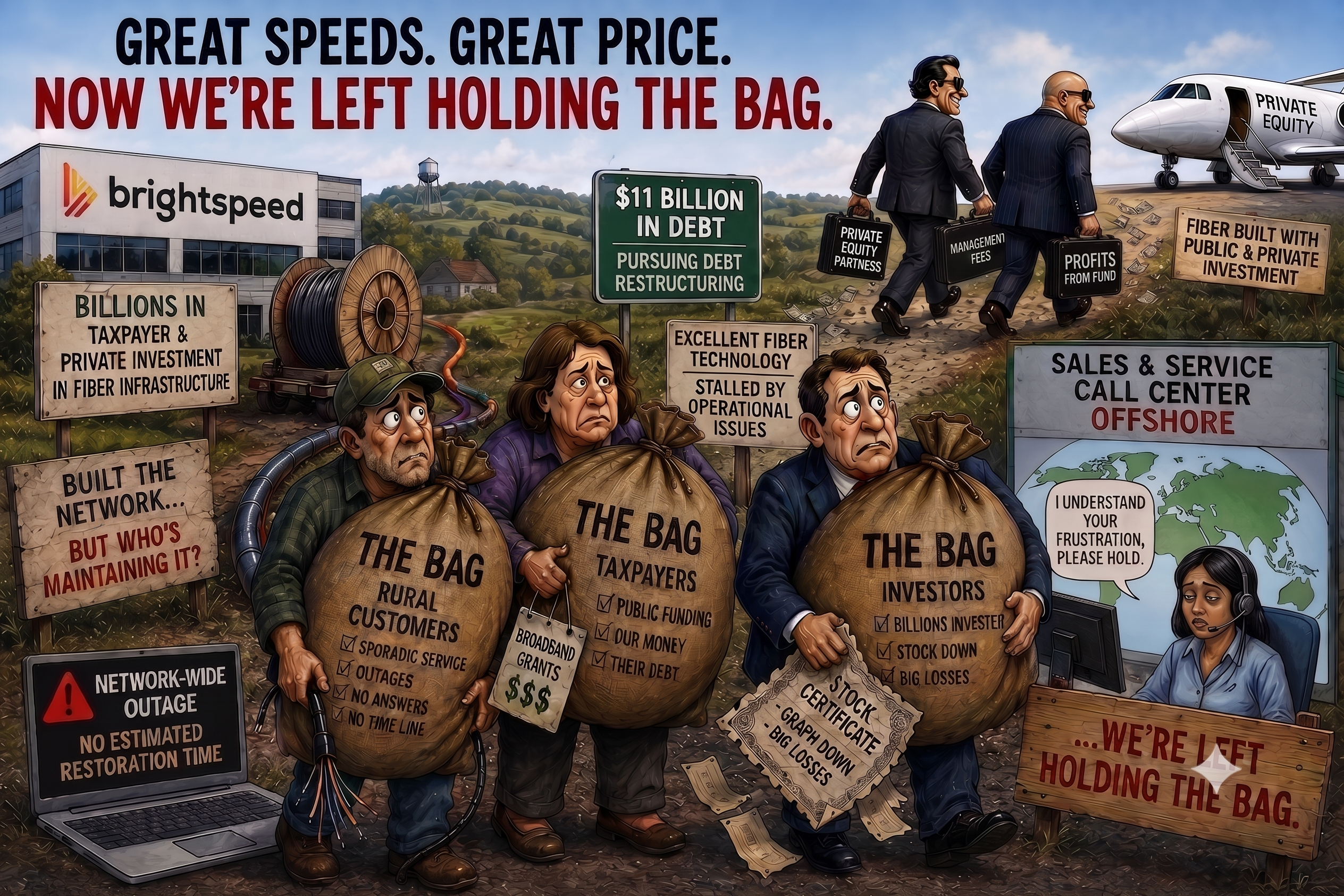 $APO Is Off the Hook: The Fiber Dream vs. Private Equity Reality